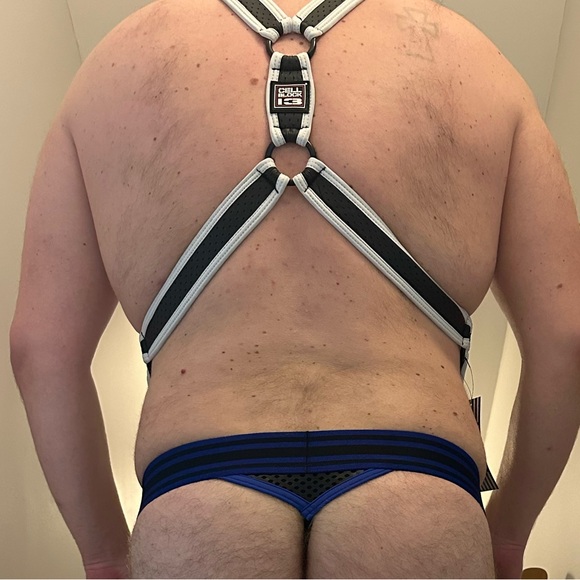 Cellblock13 Black and White Bc Men's Harness - Picture 2 of 4